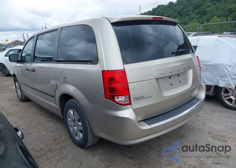 2013 Dodge Grand Caravan American Value Pkg from USA, damaged, VIN 2C4RDGBG1DR563679